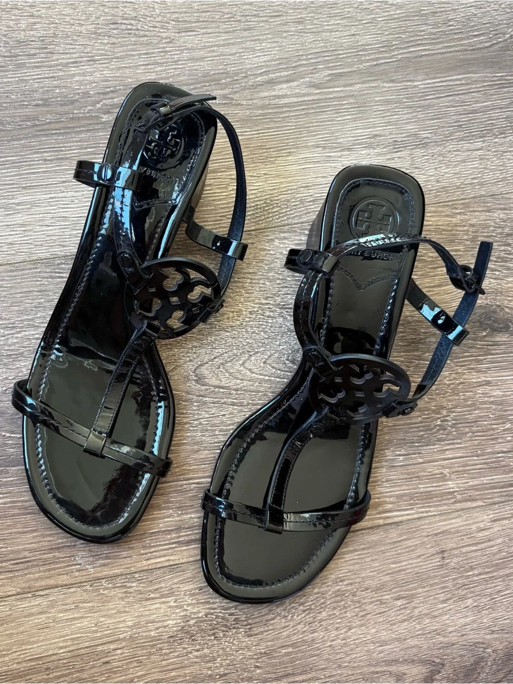 Tory Burch Miller Heeled Sandal Black 9